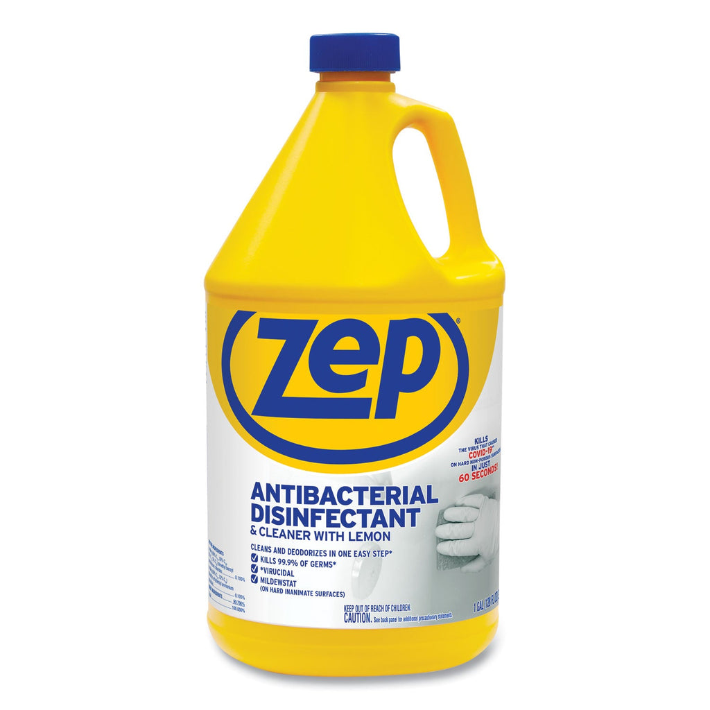 Zep Commercial Antibacterial Disinfectant, 1 gal Bottle