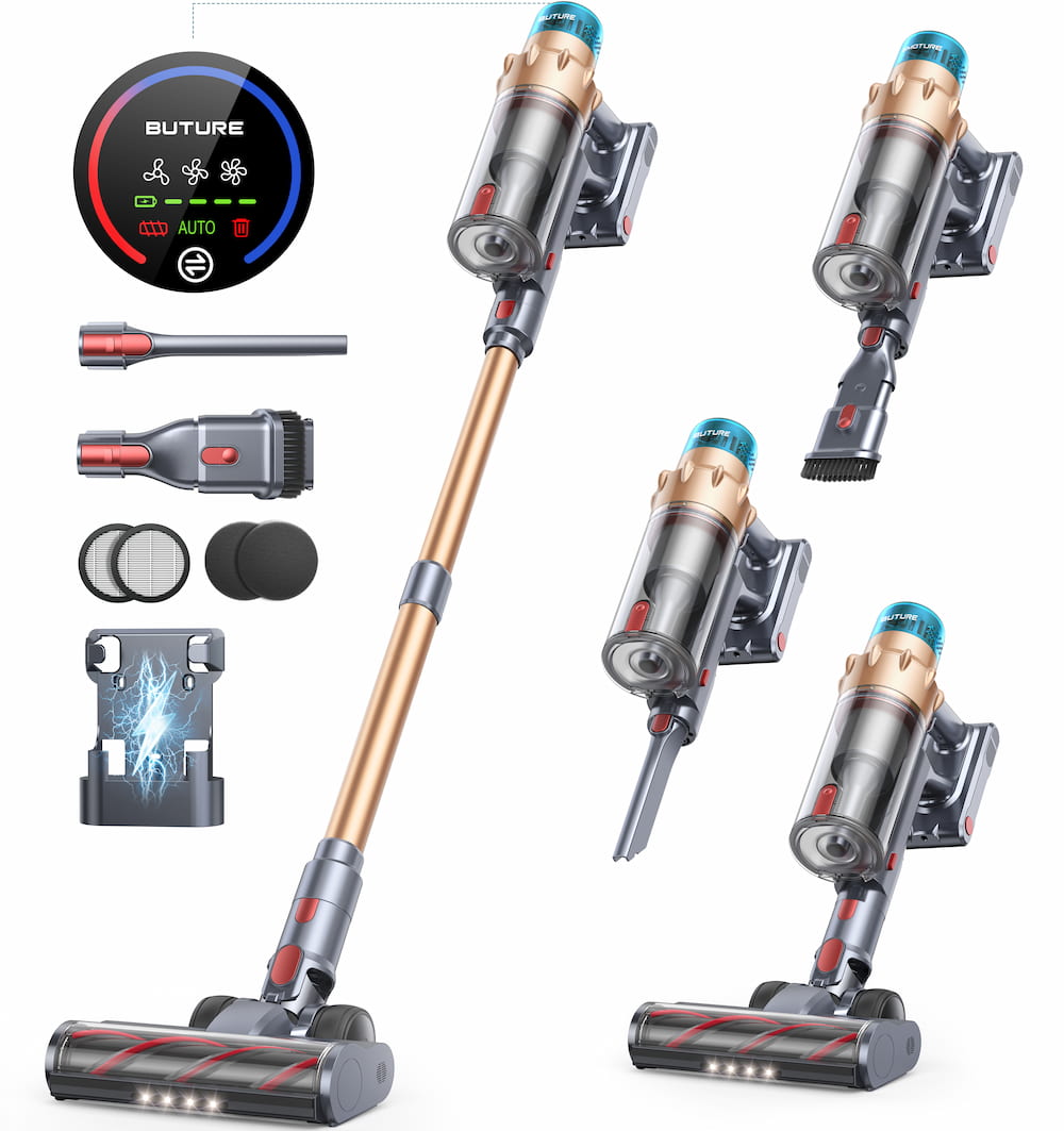 【Flash Sale】Buture VAC01 Aromatherapy Cordless Vacuum | 600W 50KPA