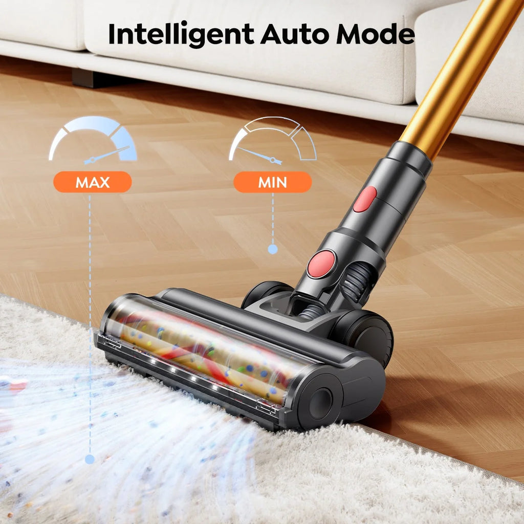 Buture VC90 Cordless Vacuum | 650W 55KPA, Auto Floor Detection